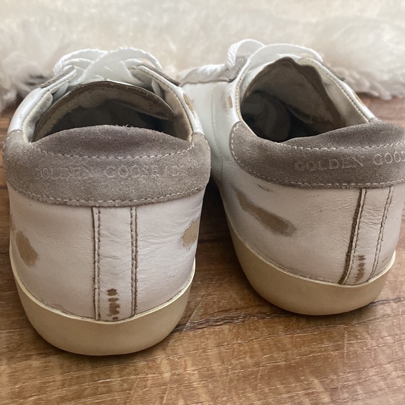 Golden Goose SUPERSTAR rare ripped off star with white leather and suede… - Picture 6 of 9
